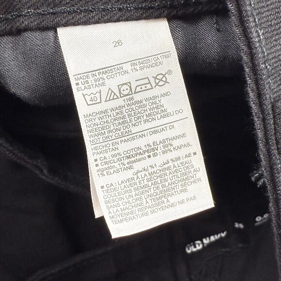 Old Navy Plus Women's OG Straight High Rise Jean Denim Short 3X Black - Picture 7 of 11